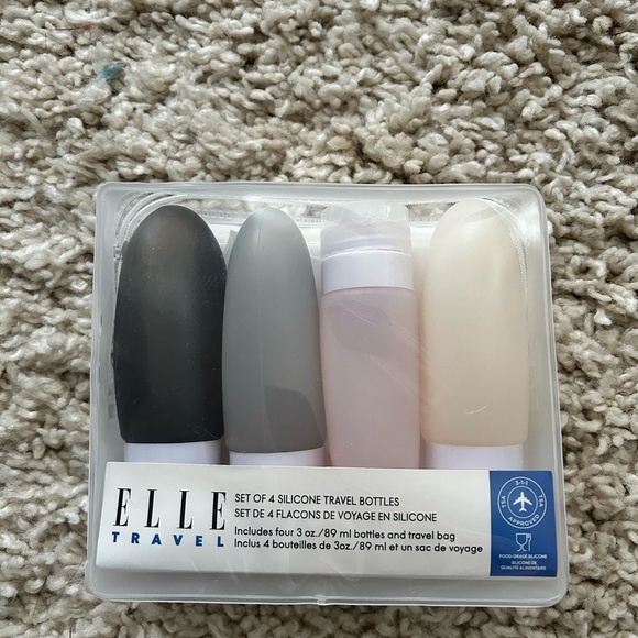 Elle Travel Silicone Bottles Set - Picture 1 of 4